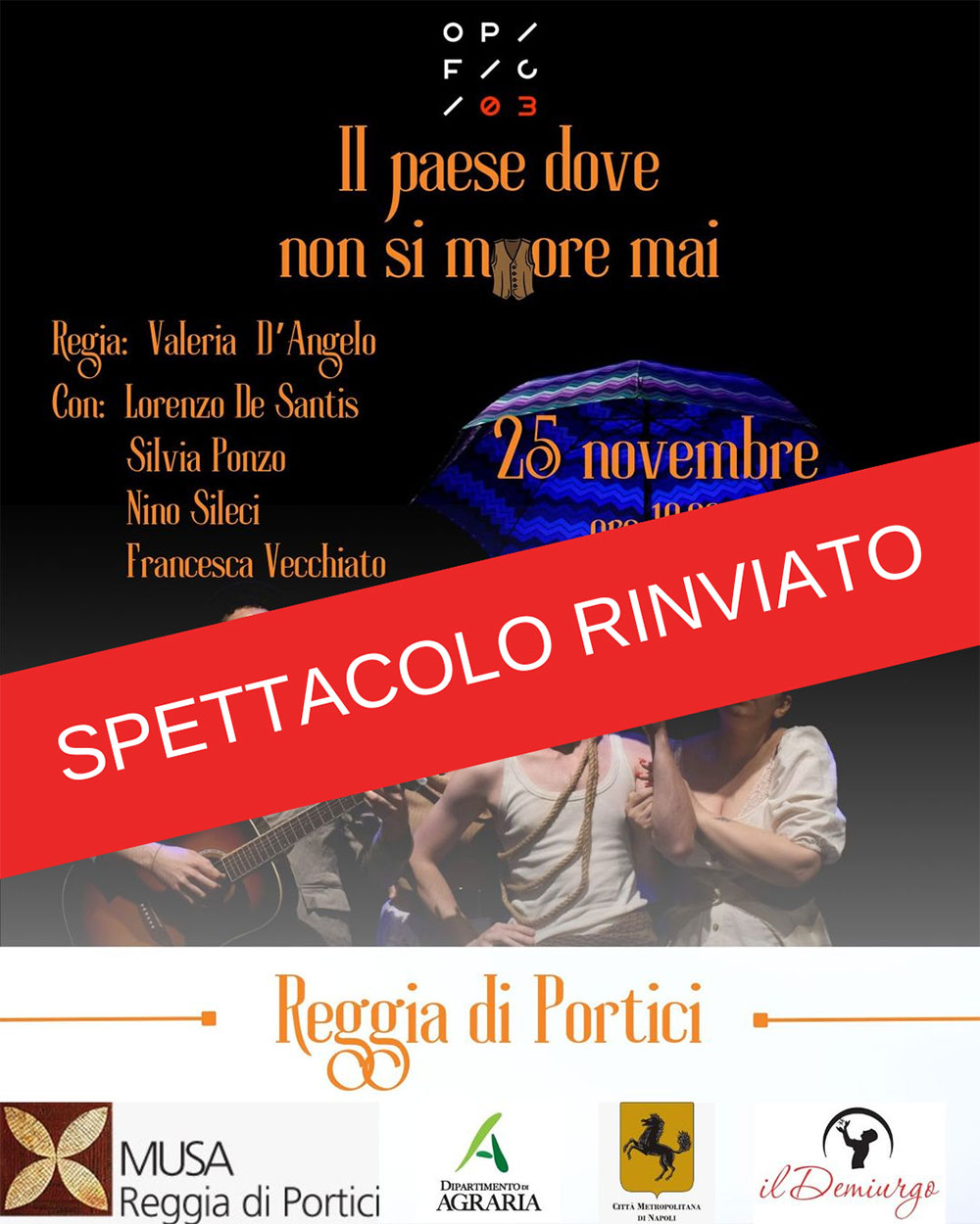 2023 11 25 Demiurgo rinviato