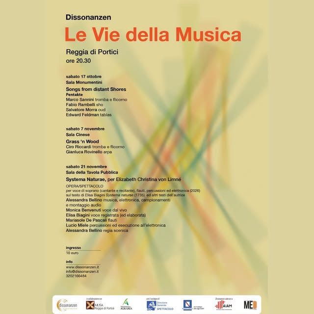 Le vie della Musica: la Reggia di Portici si accende di suoni, culture e contaminazioni